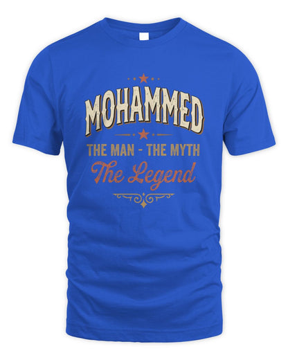I'm Name I'm Not Rude I Just Have The Balls Funny T-Shirt MOHAMMED M1-77 / Unisex Standard T-Shirt / royal