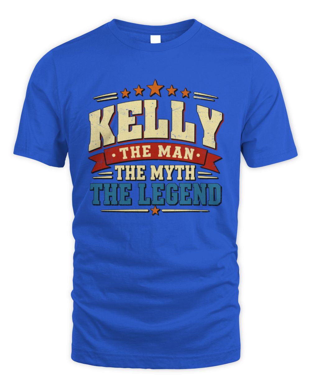 The Man The Myth The Legend Ribbon Vintage T-Shirt KELLY M1-56 / Unisex Standard T-Shirt / royal