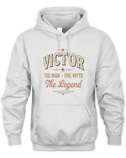 I'm Name I'm Not Rude I Just Have The Balls Funny T-Shirt VICTOR M1-77 / Unisex Hoodie / white