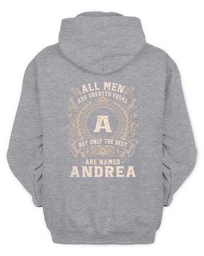 All Men Are Created Equal Cool Logo Shirt ANDREA M1-60 / Unisex Hoodie / sport grey