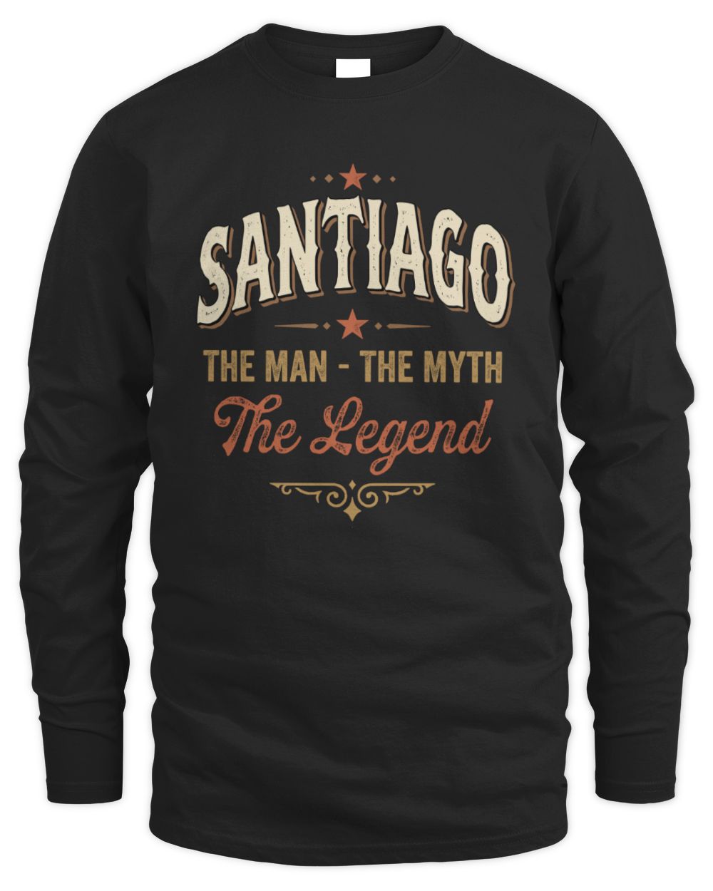 I'm Name I'm Not Rude I Just Have The Balls Funny T-Shirt SANTIAGO M1-77 / Men's Long Sleeved T-Shirt / black