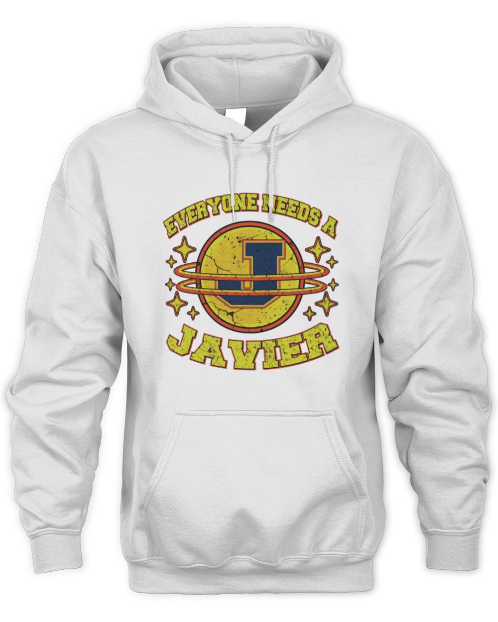 Everyone Needs a Your Name Shirt JAVIER M1-76 / Unisex Hoodie / white