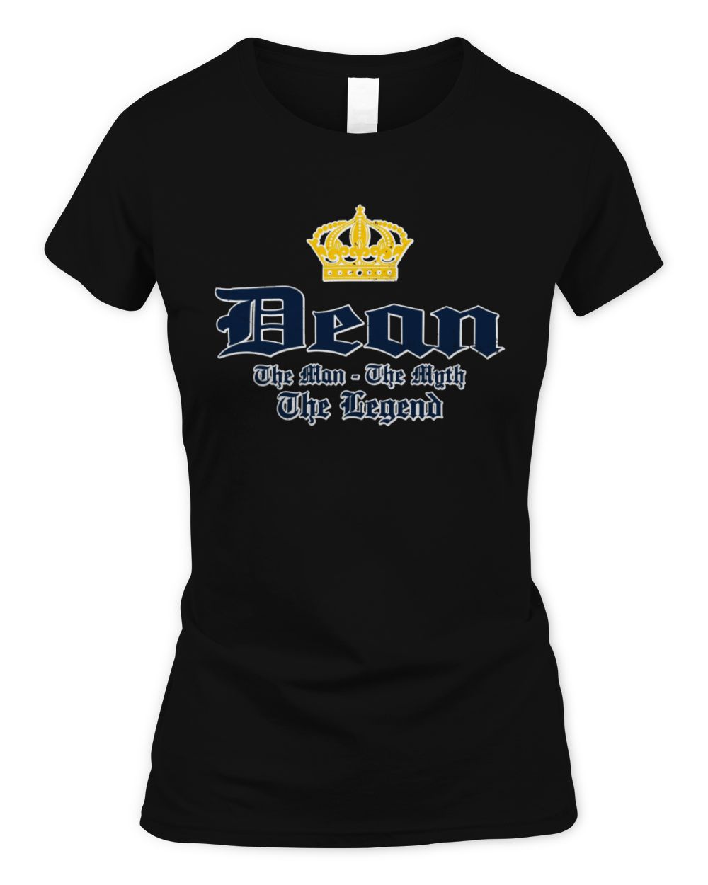 The Man The Myth The Legend Corona Beer T-Shirt DEAN M1-S83 / Women's Standard T-Shirt / black