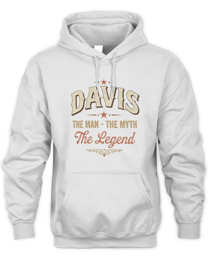 I'm Name I'm Not Rude I Just Have The Balls Funny T-Shirt DAVIS M1-77 / Unisex Hoodie / white