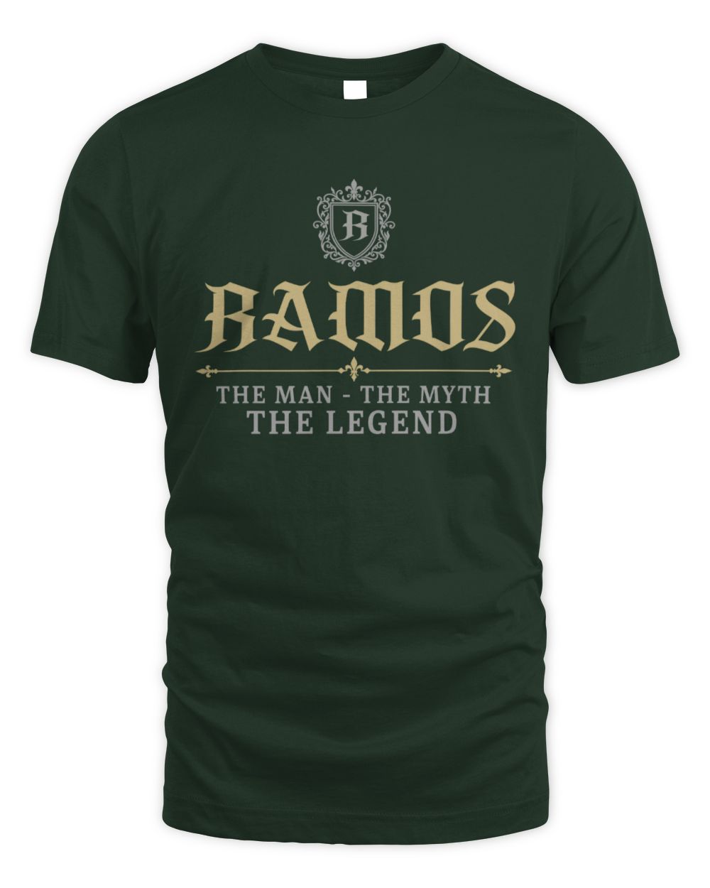 The Man The Myth The Legend Western Shirt RAMOS M1-78 / Unisex Standard T-Shirt / forest green