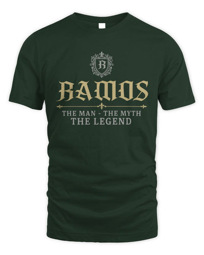 The Man The Myth The Legend Western Shirt RAMOS M1-78 / Unisex Standard T-Shirt / forest green