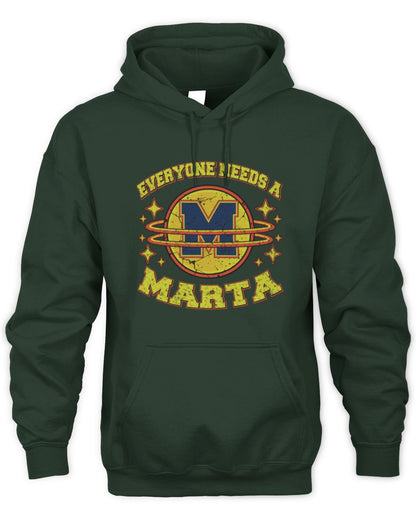 Everyone Needs a Your Name Shirt MARTA M1-76 / Unisex Hoodie / forest green