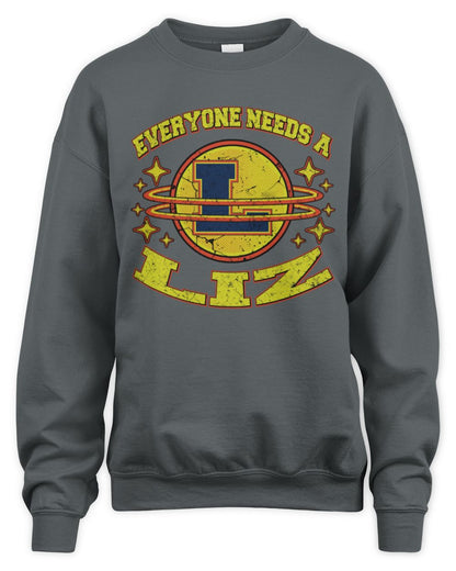Everyone Needs a Your Name Shirt LIZ M1-76 / Unisex Sweatshirt / charcoal