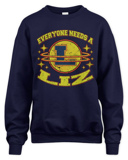 Everyone Needs a Your Name Shirt LIZ M1-76 / Unisex Sweatshirt / navy