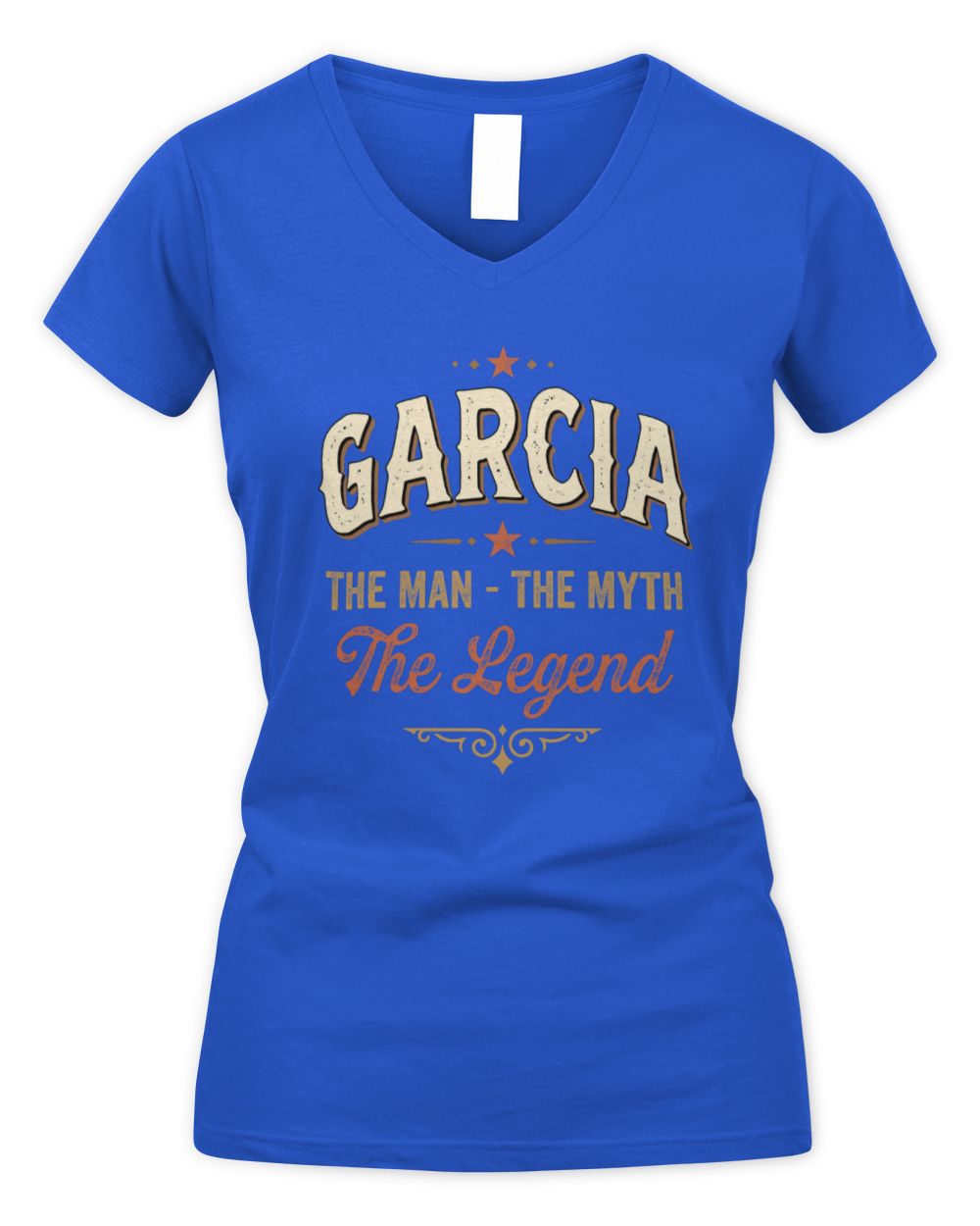 I'm Name I'm Not Rude I Just Have The Balls Funny T-Shirt GARCIA M1-77 / Women's V-Neck T-Shirt / royal