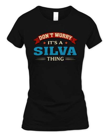 Don't Worry It's a Your Name Thing Funny Retro T-Shirt SILVA M1-57 / Women's Standard T-Shirt / black