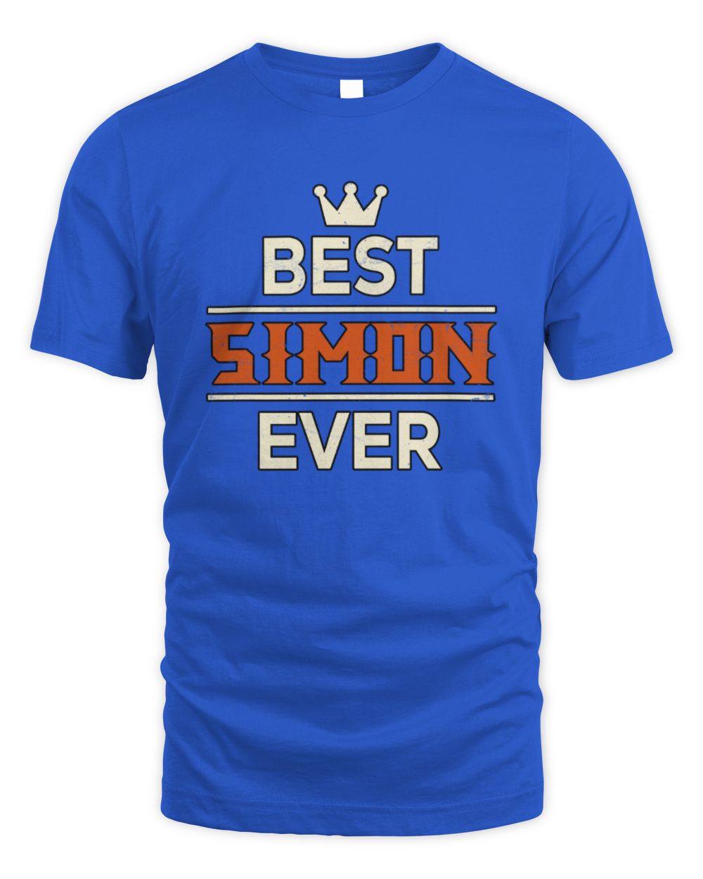 Best Your Name With Crown Shirt SIMON M1-59 / Unisex Standard T-Shirt / royal