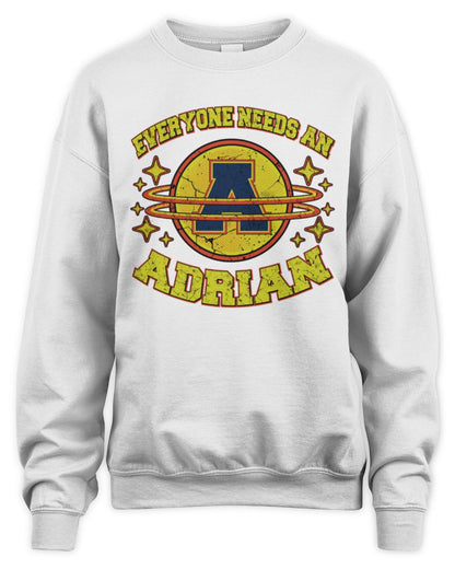 Everyone Needs a Your Name Shirt ADRIAN M1-76 / Unisex Sweatshirt / white