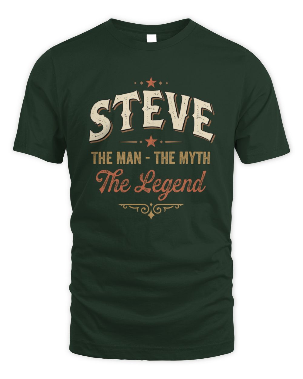 I'm Name I'm Not Rude I Just Have The Balls Funny T-Shirt STEVE M1-77 / Unisex Standard T-Shirt / forest green
