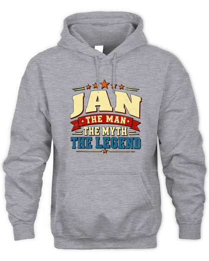 The Man The Myth The Legend Ribbon Vintage T-Shirt JAN M1-56 / Unisex Hoodie / sport grey