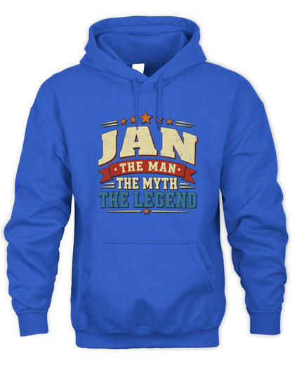 The Man The Myth The Legend Ribbon Vintage T-Shirt JAN M1-56 / Unisex Hoodie / royal