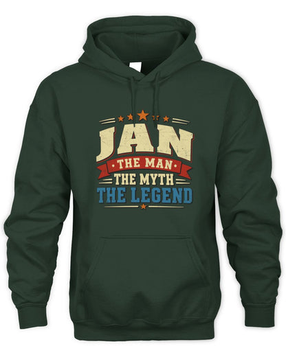 The Man The Myth The Legend Ribbon Vintage T-Shirt JAN M1-56 / Unisex Hoodie / forest green