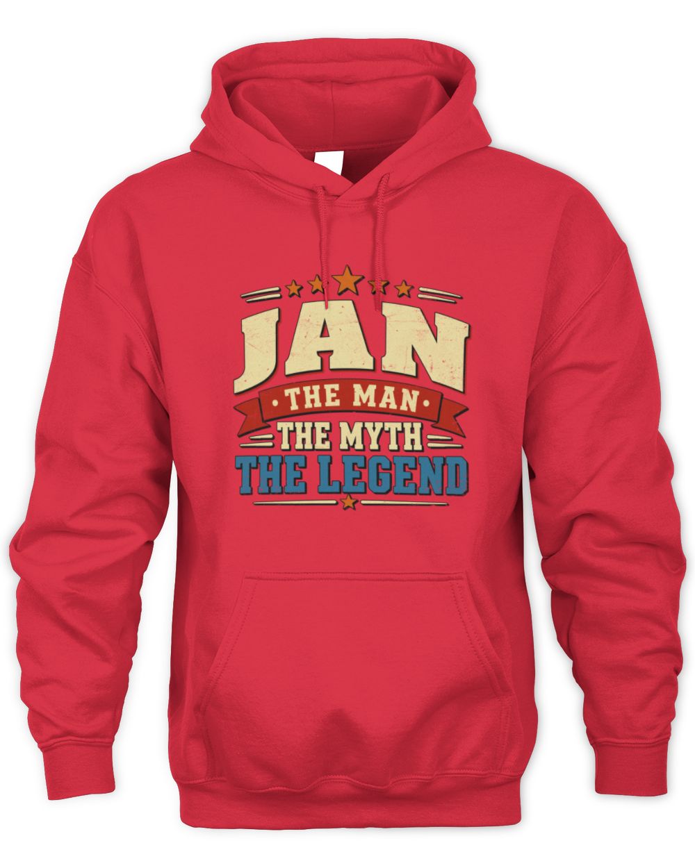 The Man The Myth The Legend Ribbon Vintage T-Shirt JAN M1-56 / Unisex Hoodie / red