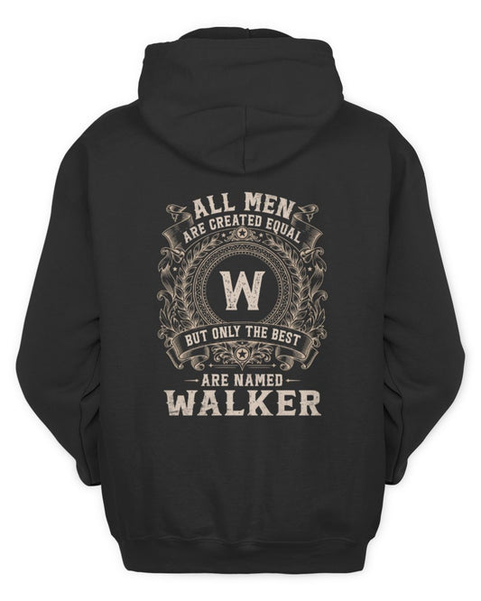 All Men Are Created Equal Cool Logo Shirt WALKER M1-60 / Unisex Hoodie / black