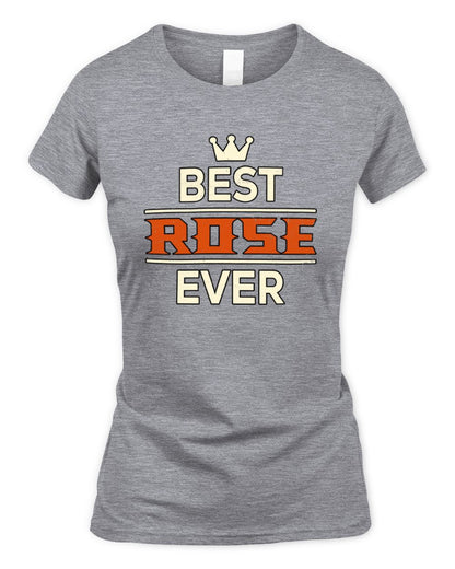 Best Your Name With Crown Shirt ROSE M1-59 / Women's Standard T-Shirt / sport grey