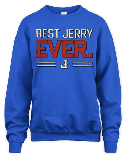 Best Your Name Ever Cool Shirt JERRY M1-58 / Unisex Sweatshirt / royal