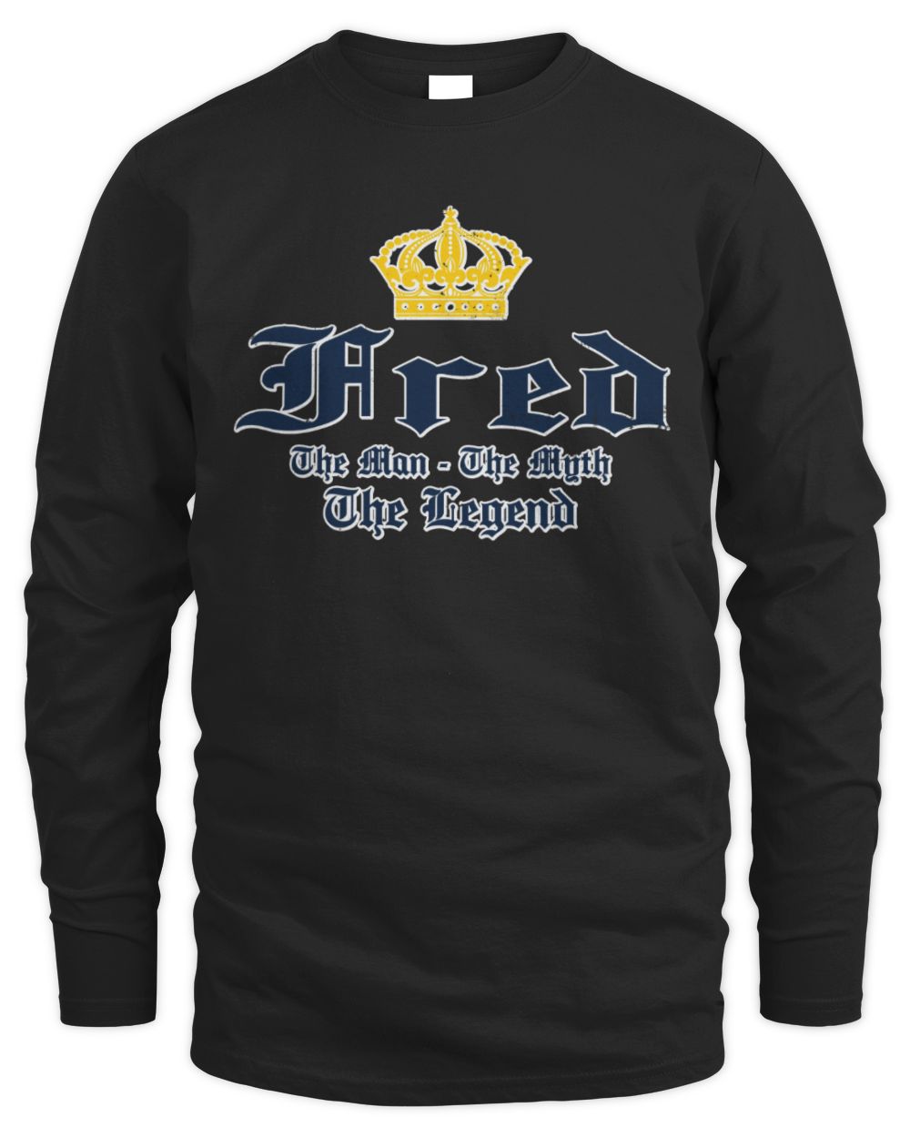 The Man The Myth The Legend Corona Beer T-Shirt FRED M1-S83 / Men's Long Sleeved T-Shirt / black