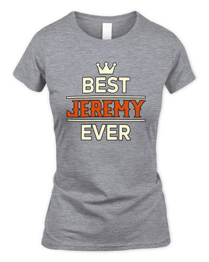 Best Your Name With Crown Shirt JEREMY M1-59 / Women's Standard T-Shirt / sport grey