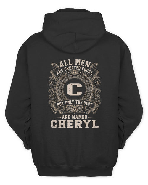 All Men Are Created Equal Cool Logo Shirt CHERYL M1-60 / Unisex Hoodie / black