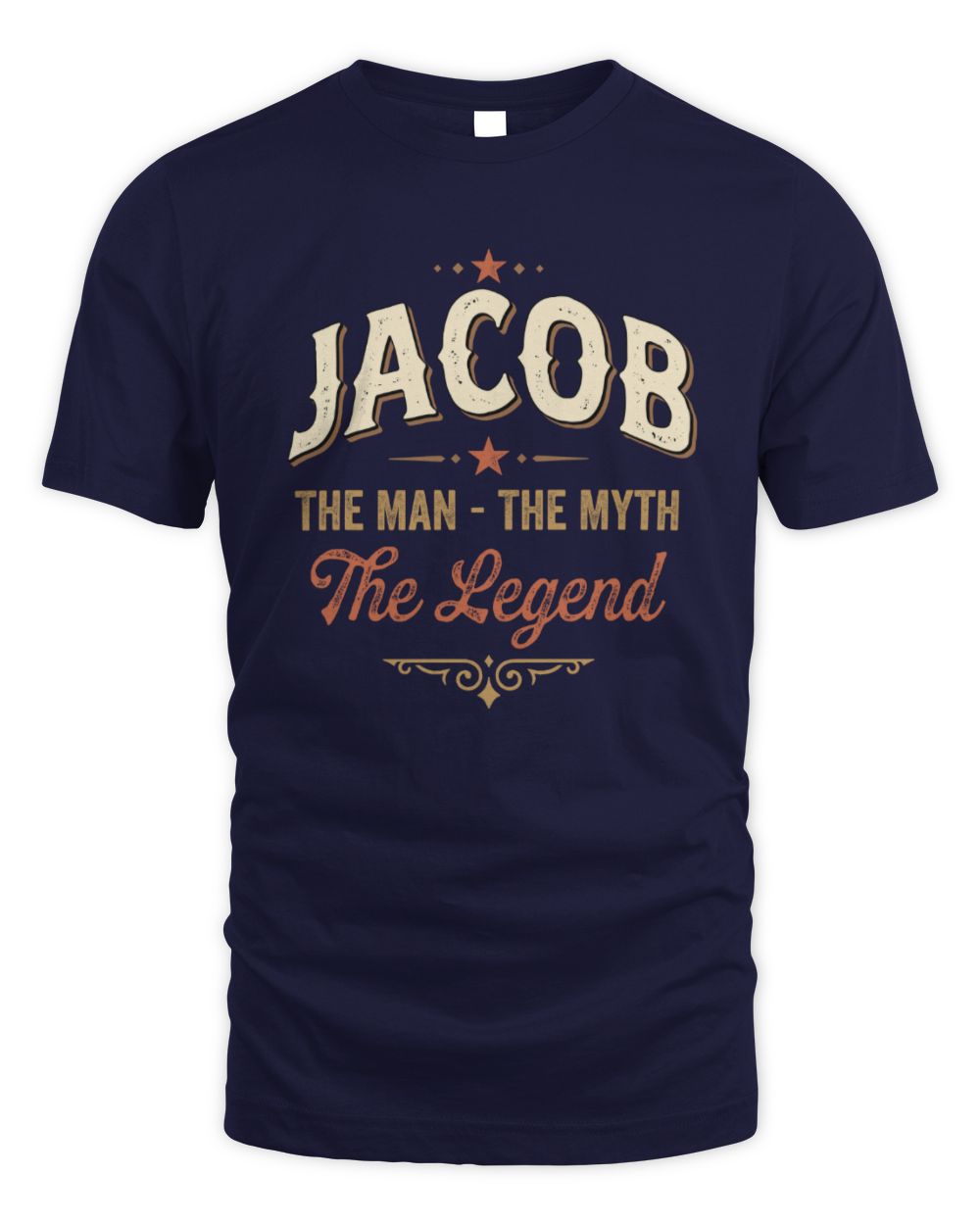 I'm Name I'm Not Rude I Just Have The Balls Funny T-Shirt JACOB M1-77 / Unisex Standard T-Shirt / navy