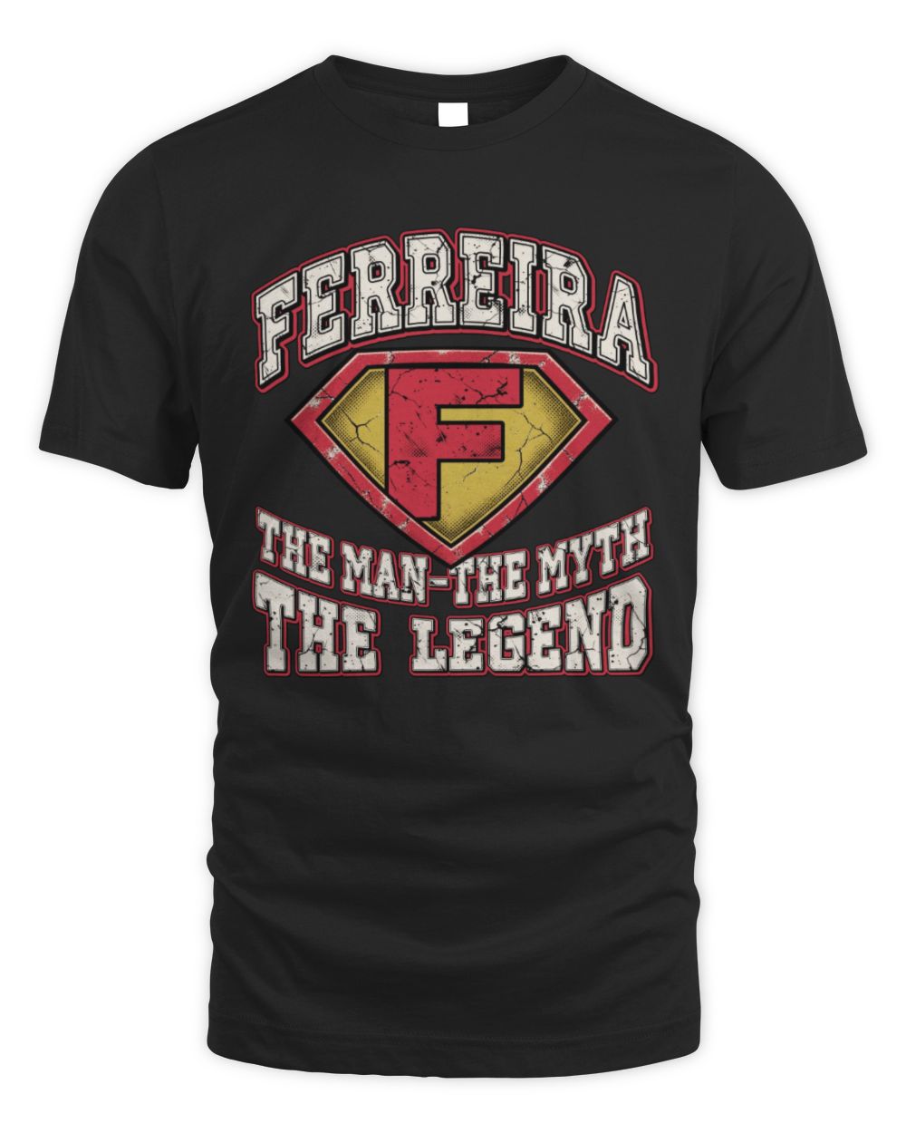 The Man The Myth The Legend Superman Graphic T-Shirt FERREIRA M1-74 / Unisex Standard T-Shirt / black