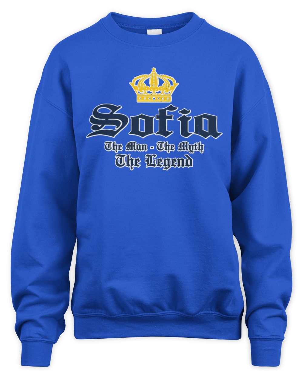 The Man The Myth The Legend Corona Beer T-Shirt SOFIA M1-S83 / Unisex Sweatshirt / royal
