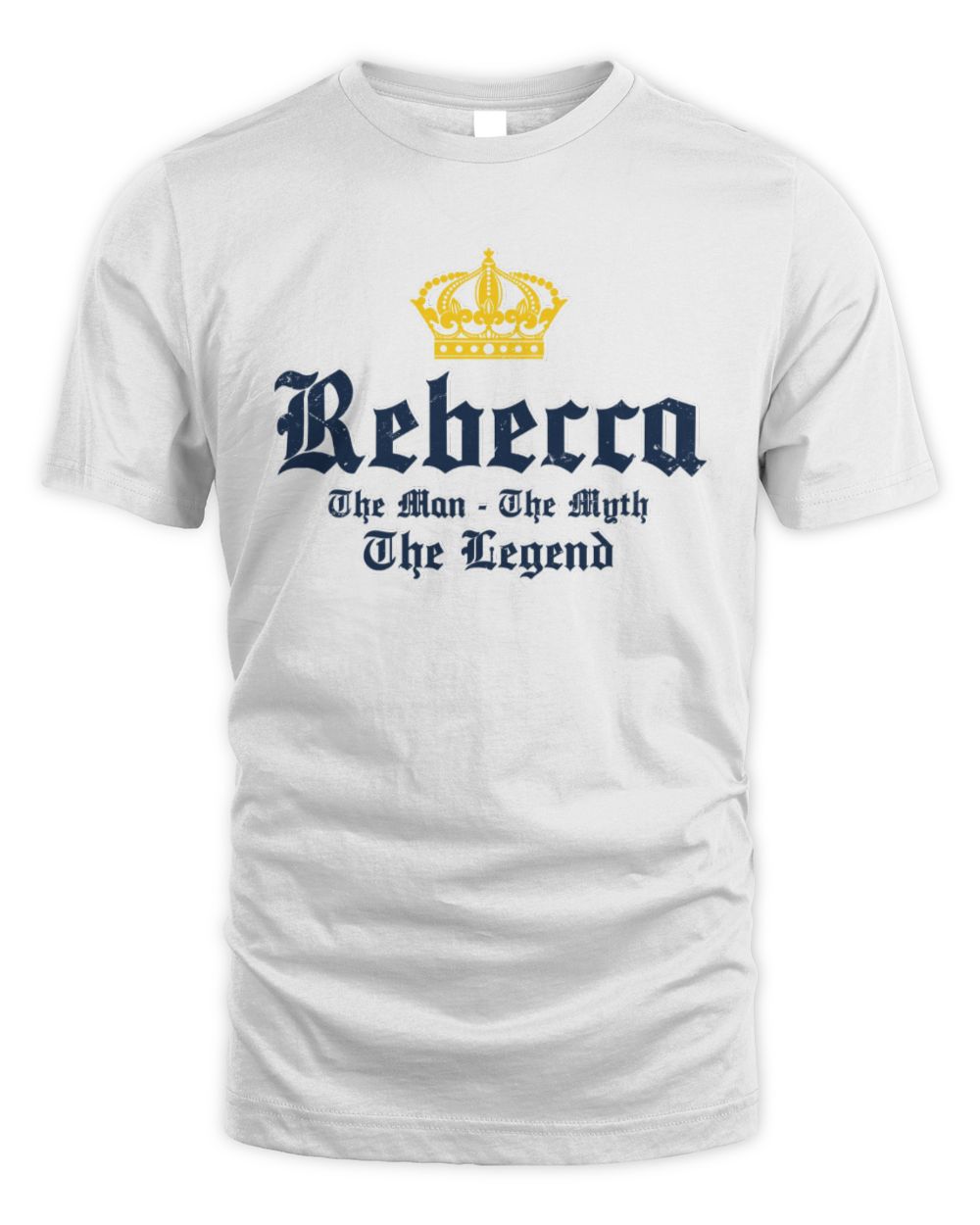 The Man The Myth The Legend Corona Beer T-Shirt REBECCA M1-S83 / Unisex Standard T-Shirt / white