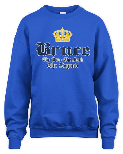 The Man The Myth The Legend Corona Beer T-Shirt BRUCE M1-S83 / Unisex Sweatshirt / royal