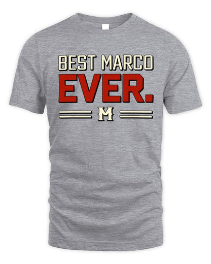 Best Your Name Ever Cool Shirt MARCO M1-58 / Unisex Standard T-Shirt / sport grey