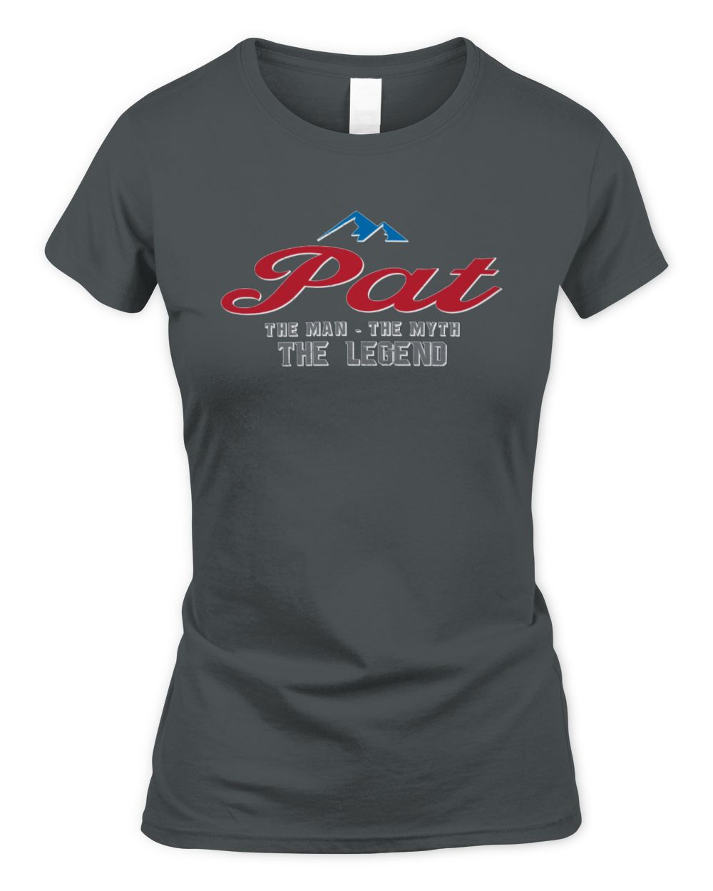 The Man The Myth The Legend Coors Light Beer T-Shirt PAT M1-S84 / Women's Standard T-Shirt / charcoal