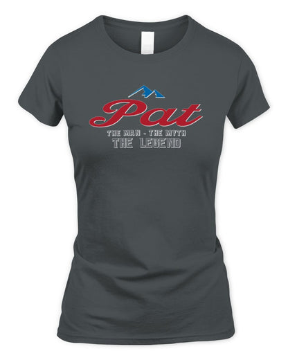 The Man The Myth The Legend Coors Light Beer T-Shirt PAT M1-S84 / Women's Standard T-Shirt / charcoal