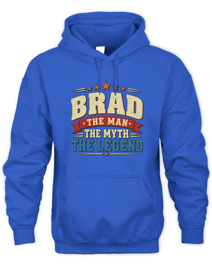 The Man The Myth The Legend Ribbon Vintage T-Shirt BRAD M1-56 / Unisex Hoodie / royal