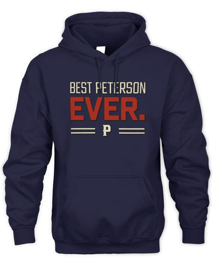 Best Your Name Ever Cool Shirt PETERSON M1-58 / Unisex Hoodie / navy