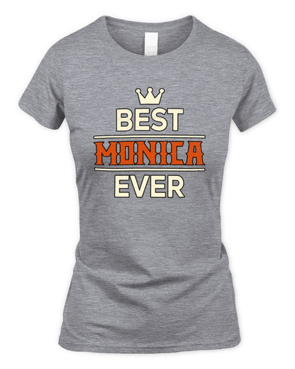 Best Your Name With Crown Shirt MONICA M1-59 / Women's Standard T-Shirt / sport grey
