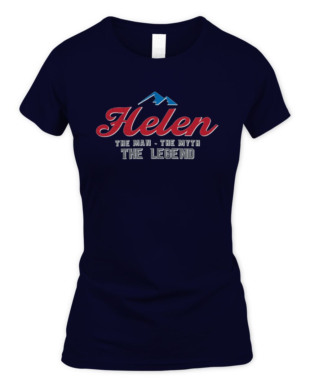 The Man The Myth The Legend Coors Light Beer T-Shirt HELEN M1-S84 / Women's Standard T-Shirt / navy