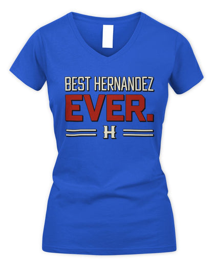 Best Your Name Ever Cool Shirt HERNANDEZ M1-58 / Women's V-Neck T-Shirt / royal