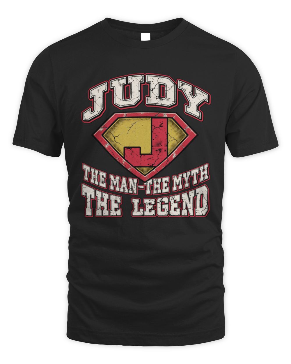 The Man The Myth The Legend Superman Graphic T-Shirt JUDY M1-74 / Unisex Standard T-Shirt / black