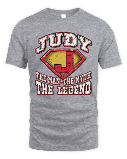 The Man The Myth The Legend Superman Graphic T-Shirt JUDY M1-74 / Unisex Standard T-Shirt / sport grey