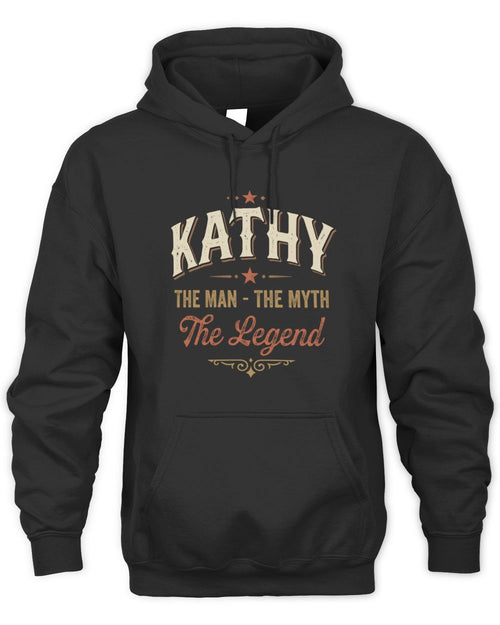 I'm Name I'm Not Rude I Just Have The Balls Funny T-Shirt KATHY M1-77 / Unisex Hoodie / black