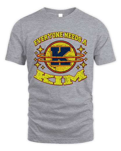 Everyone Needs a Your Name Shirt KIM M1-76 / Unisex Standard T-Shirt / sport grey