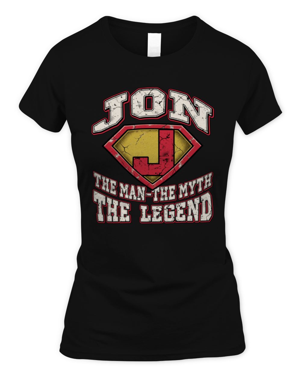 The Man The Myth The Legend Superman Graphic T-Shirt JON M1-74 / Women's Standard T-Shirt / black