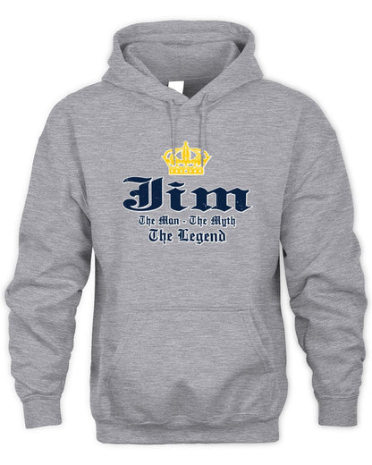 The Man The Myth The Legend Corona Beer T-Shirt JIM M1-S83 / Unisex Hoodie / sport grey