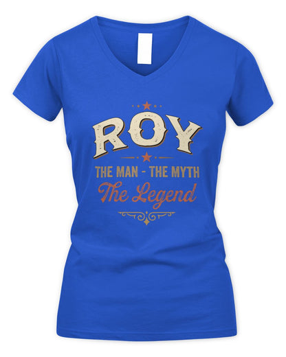 I'm Name I'm Not Rude I Just Have The Balls Funny T-Shirt ROY M1-77 / Women's V-Neck T-Shirt / royal
