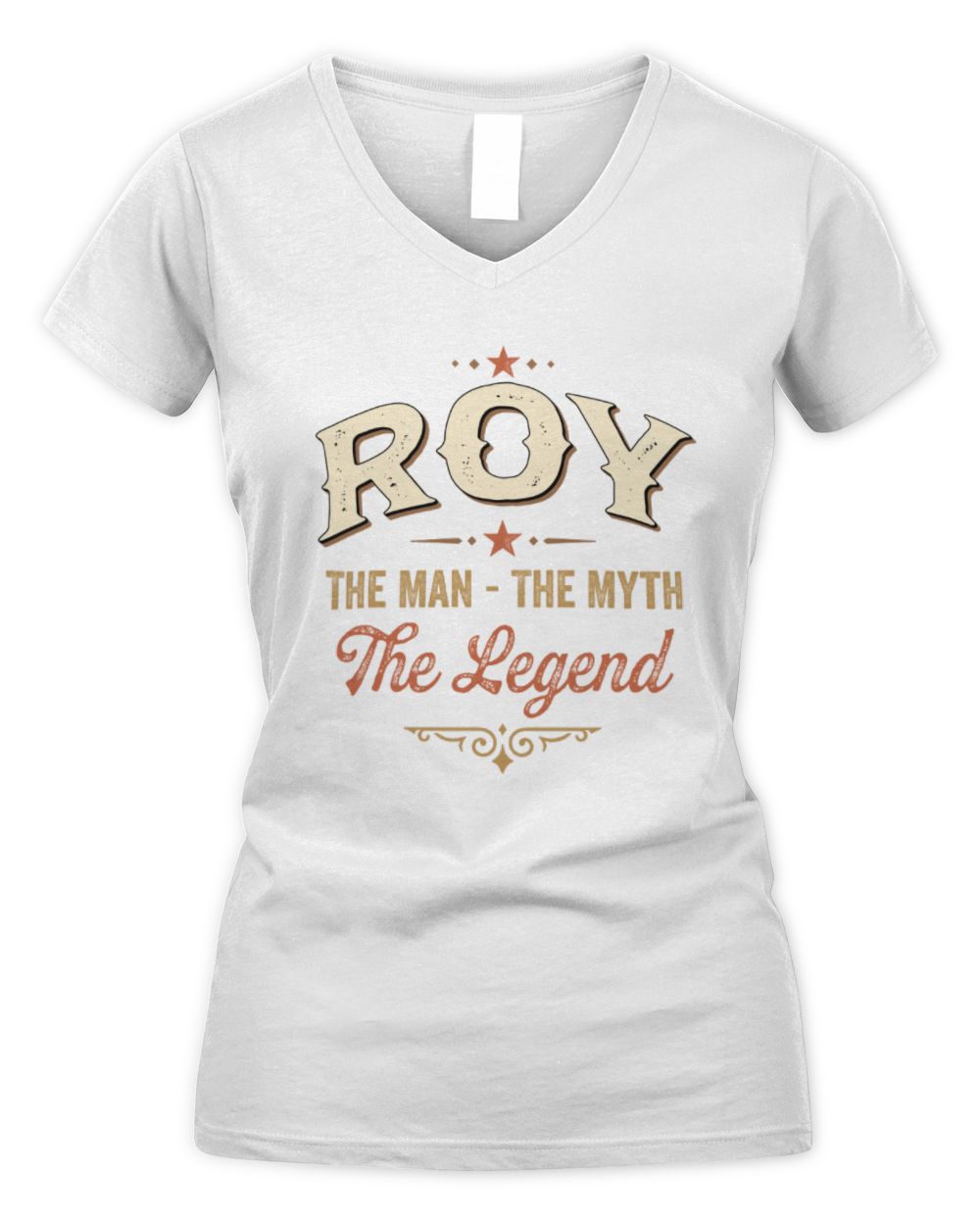 I'm Name I'm Not Rude I Just Have The Balls Funny T-Shirt ROY M1-77 / Women's V-Neck T-Shirt / white