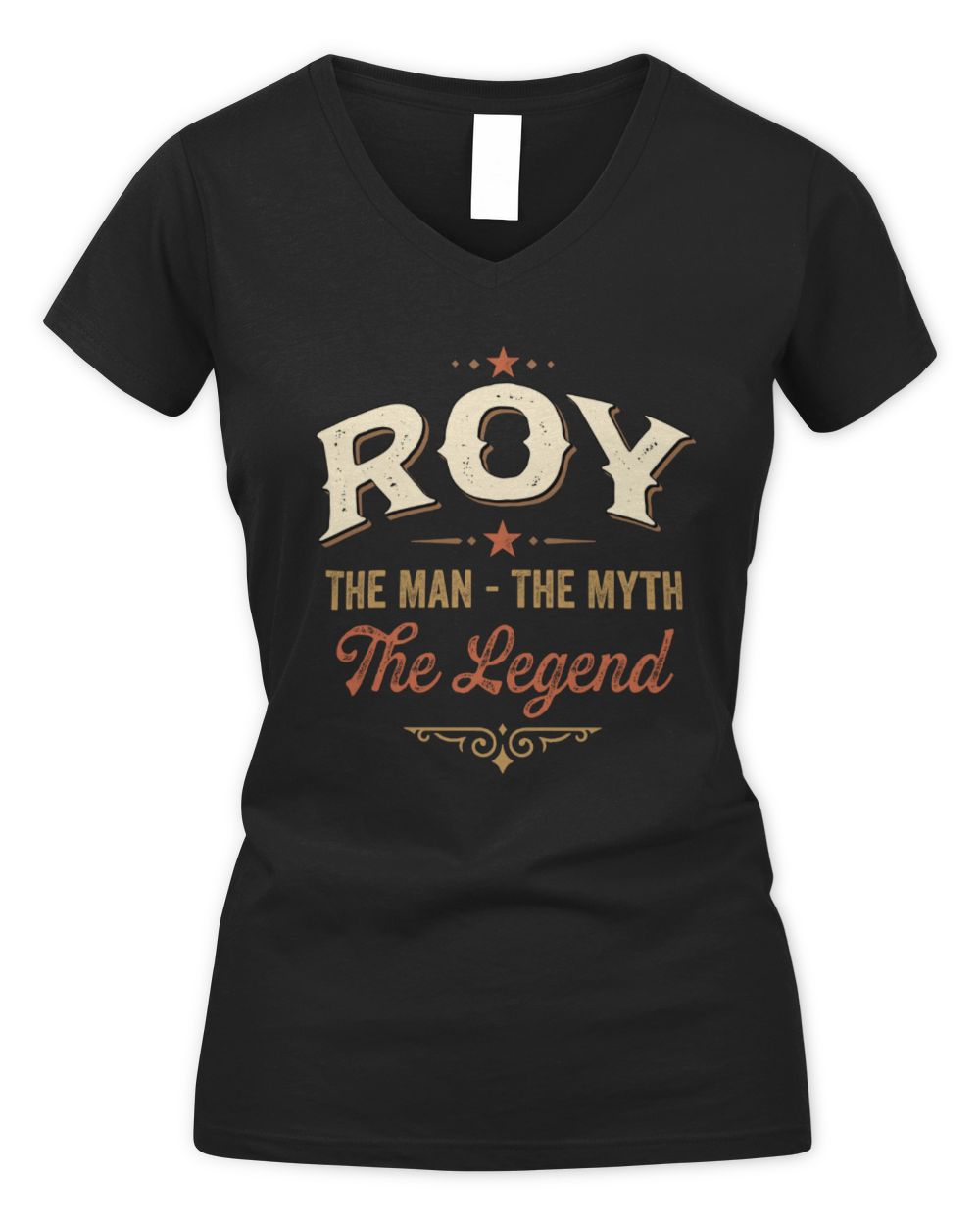 I'm Name I'm Not Rude I Just Have The Balls Funny T-Shirt ROY M1-77 / Women's V-Neck T-Shirt / black